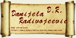 Danijela Radivojčević vizit kartica